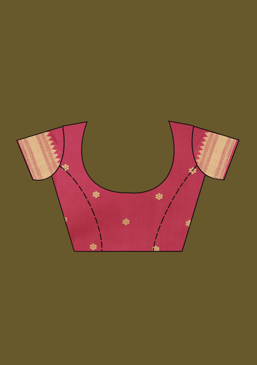 Off White Zariwork (Gold) Silk Saree