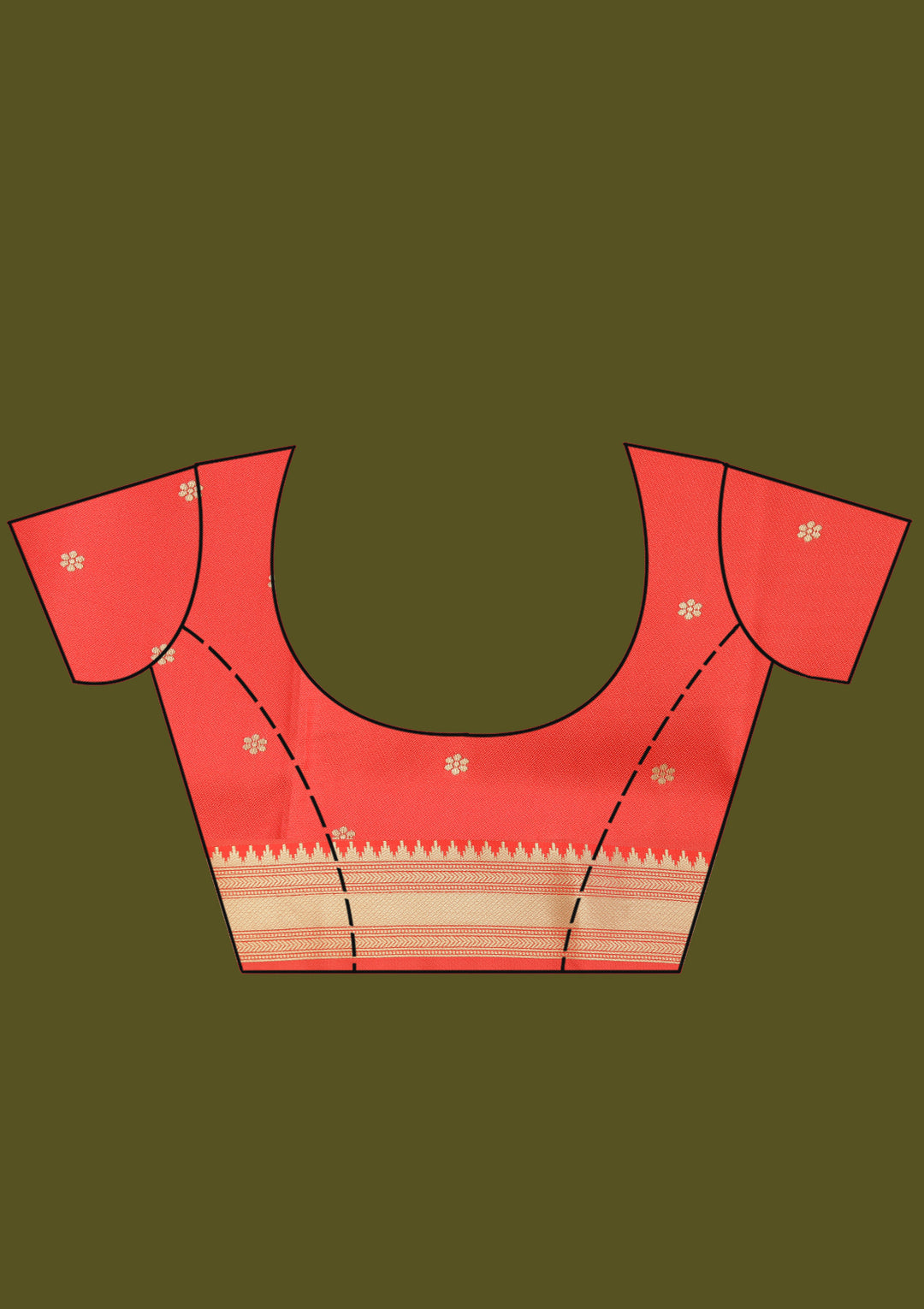 Off White Zariwork (Gold) Silk Silk Saree