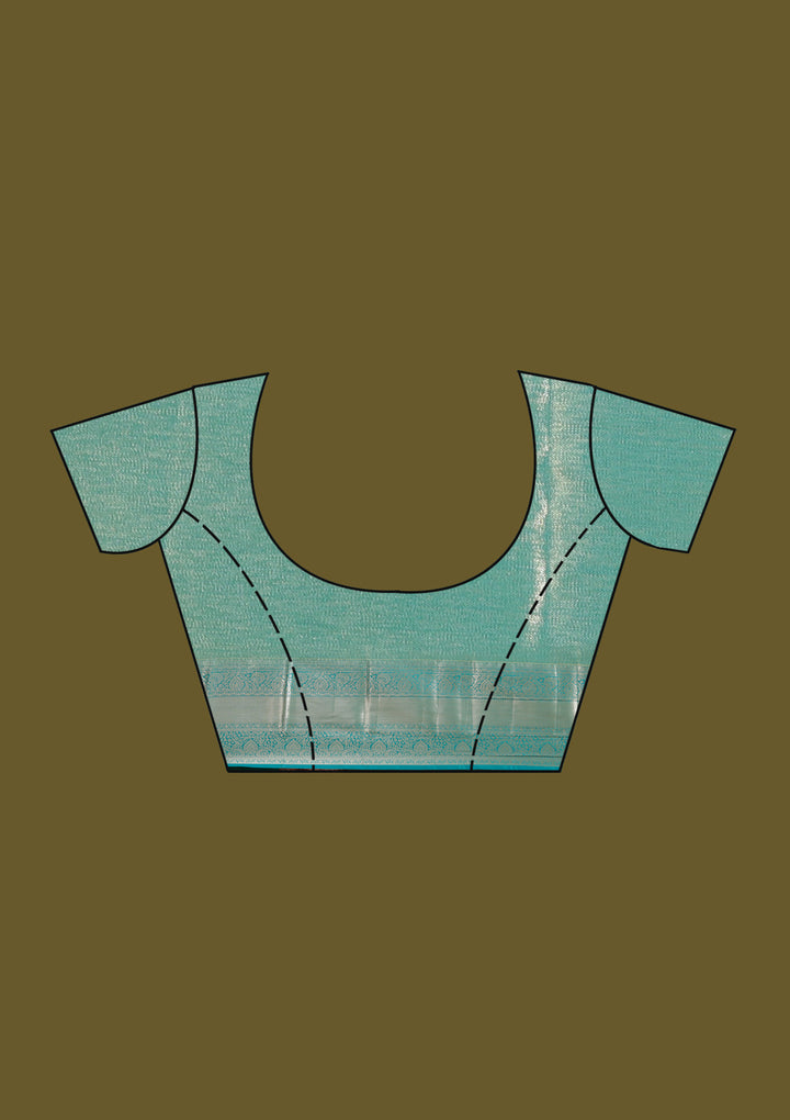 Orange Zariwork (Gold) Silk Saree