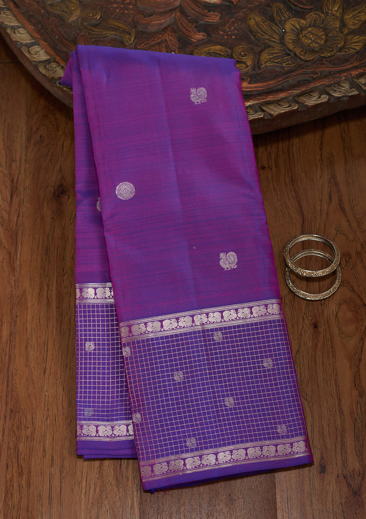 Royal Blue Zariwork (Gold) Pure Silk Silk_Saree