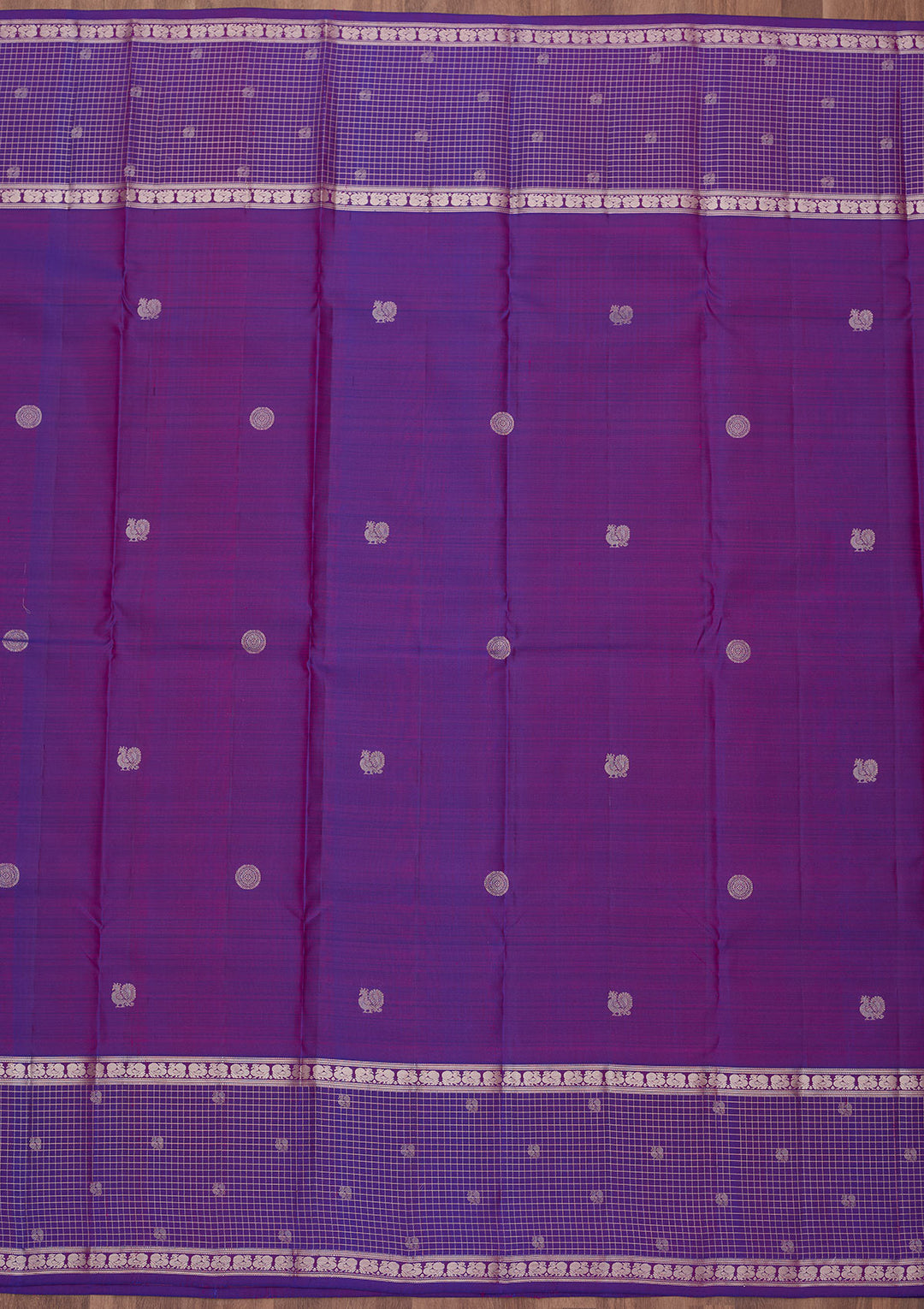 Royal Blue Zariwork (Gold) Pure Silk Silk_Saree