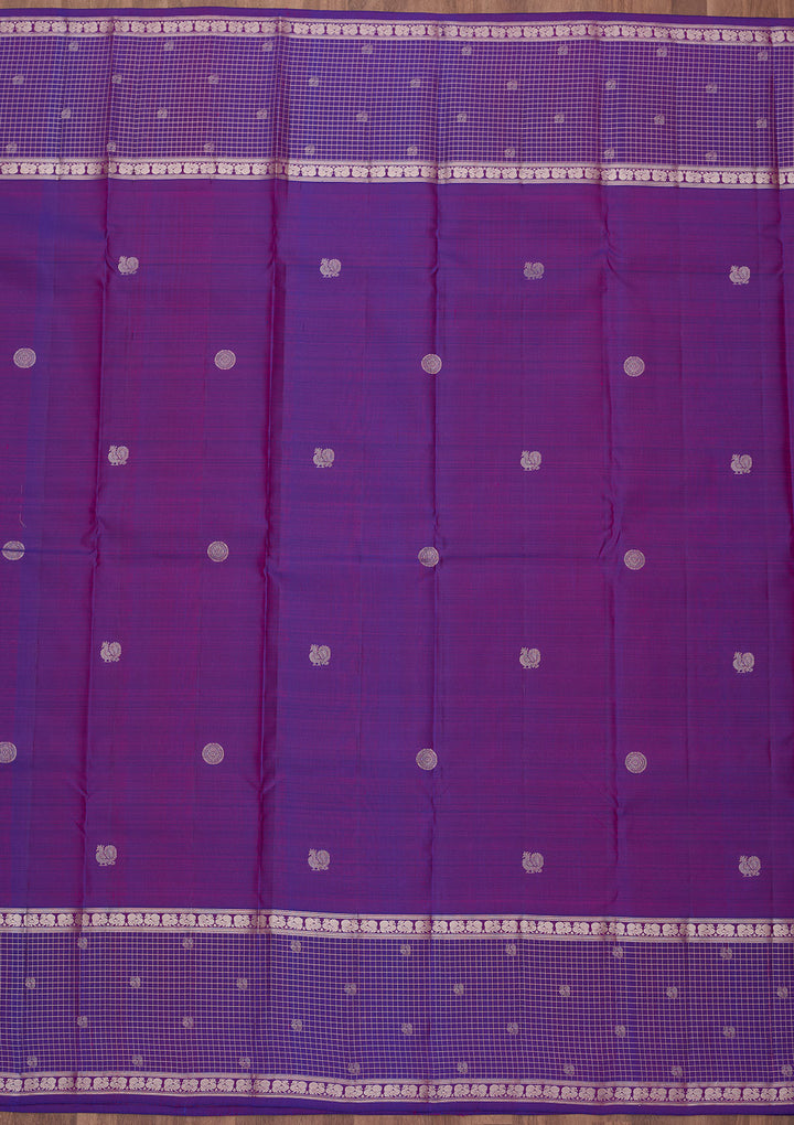 Royal Blue Zariwork (Gold) Pure Silk Silk_Saree