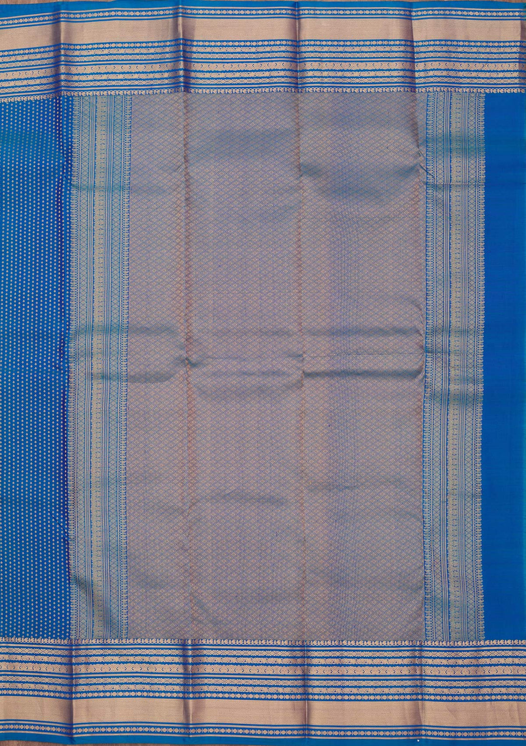 Royal Blue Zariwork (Gold) Pure Silk Silk_Saree