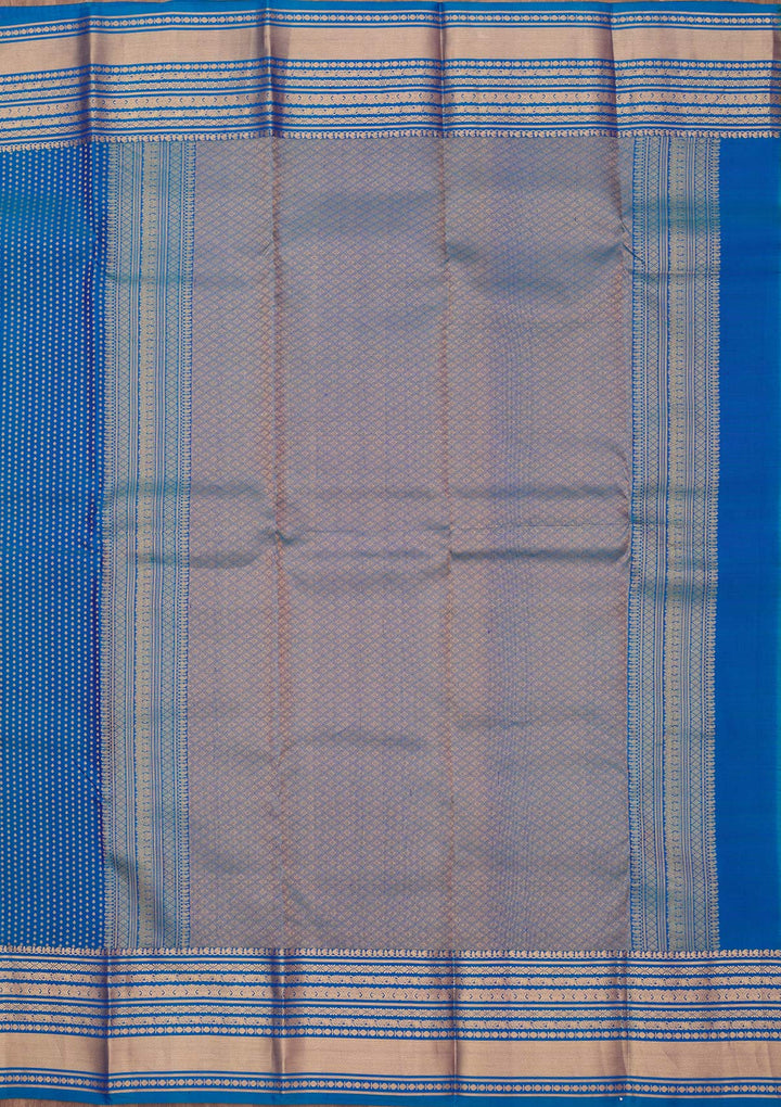 Royal Blue Zariwork (Gold) Pure Silk Silk_Saree