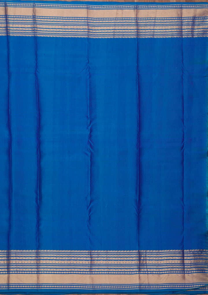 Royal Blue Zariwork (Gold) Pure Silk Silk_Saree