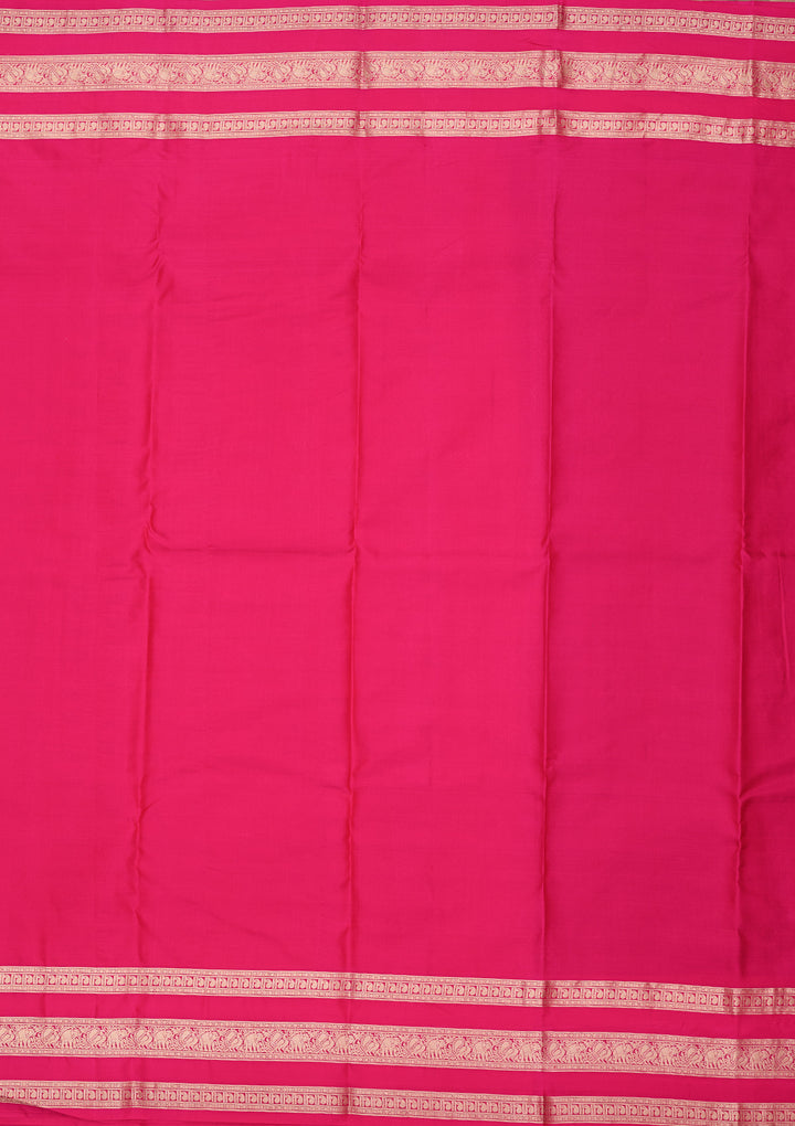 Brown Zariwork (Gold) Pure Silk Silk_Saree