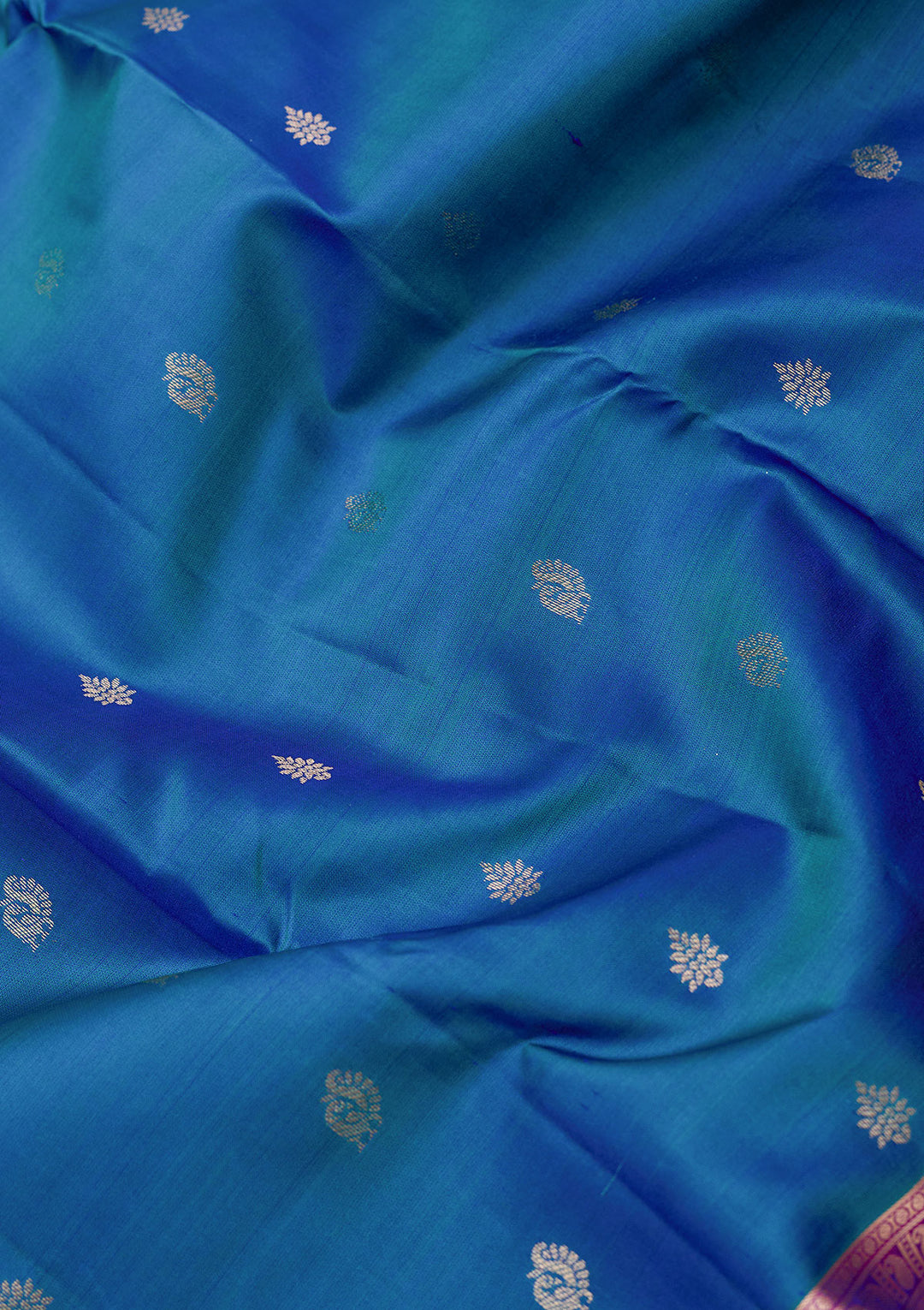 Royal Blue Zariwork (Gold) Pure Silk Silk_Saree