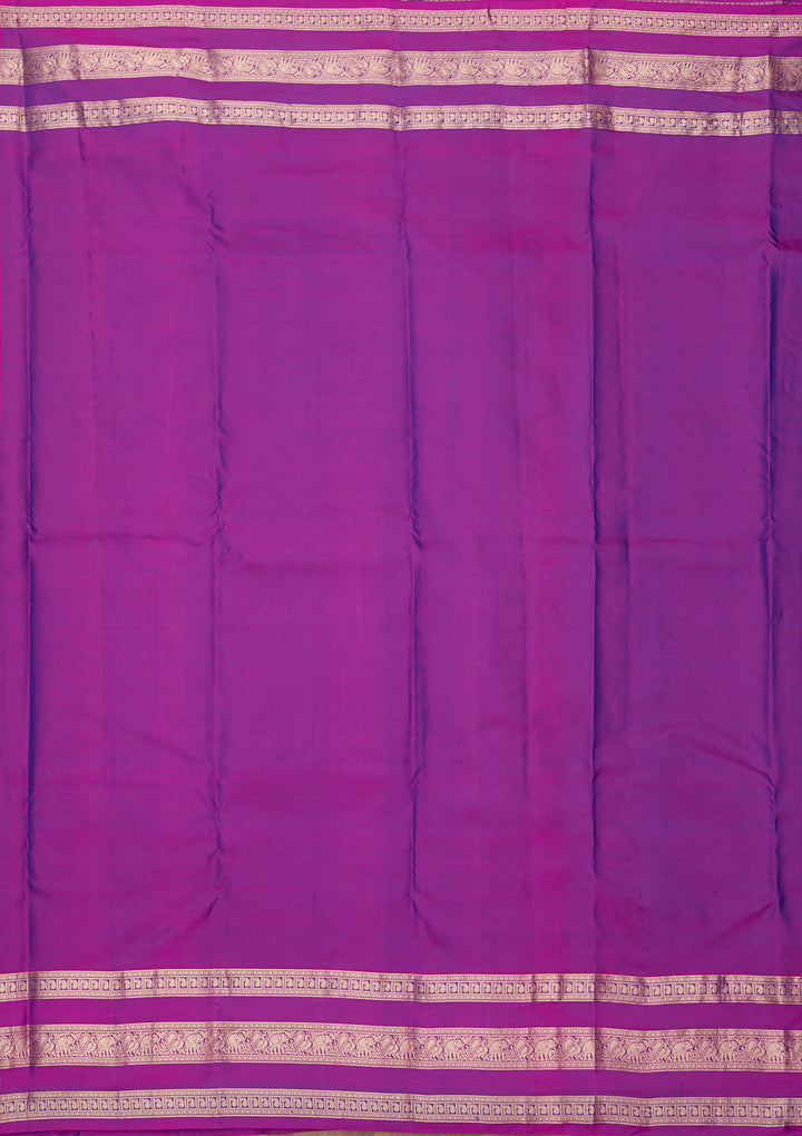 Royal Blue Zariwork (Gold) Pure Silk Silk_Saree