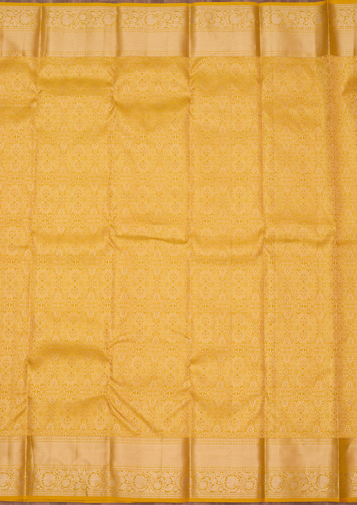 Yellow Zariwork (Silver) Pure Silk Silk_Saree