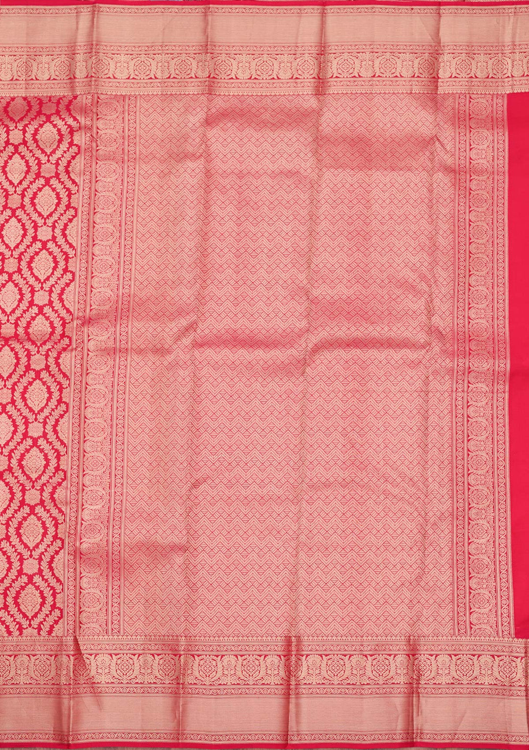 Red Zariwork (Gold) Pure Silk Silk_Saree