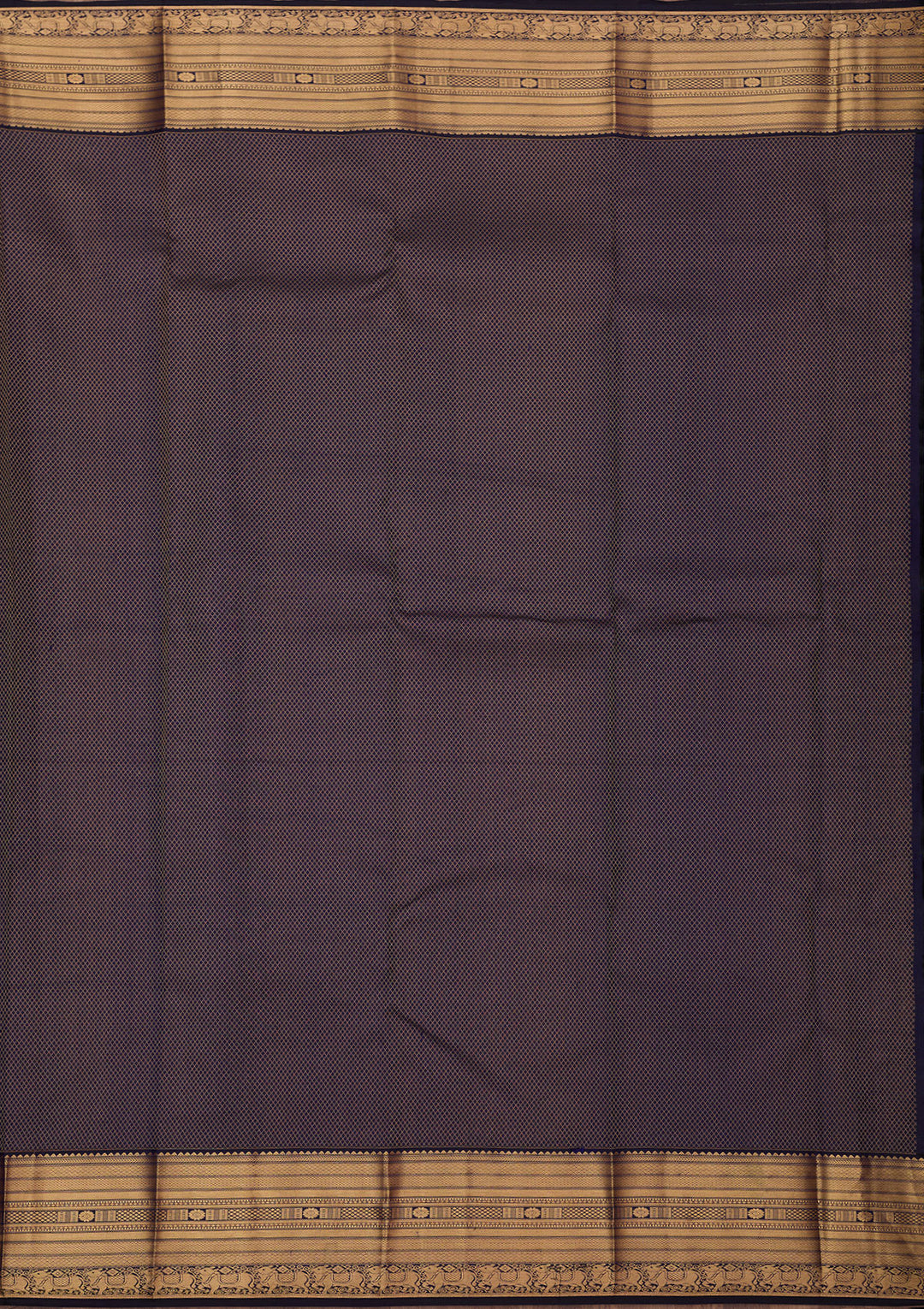 Peacock Green Zariwork (Gold) Silk Silk_Saree