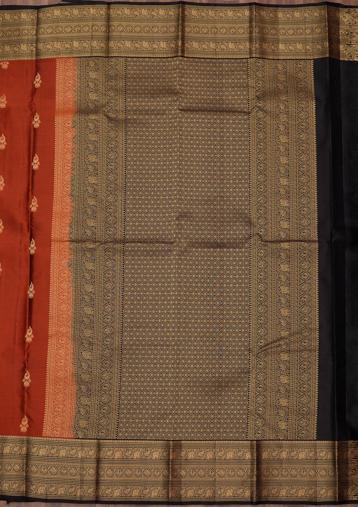 Red Zariwork (Gold) Pure Silk Silk_Saree