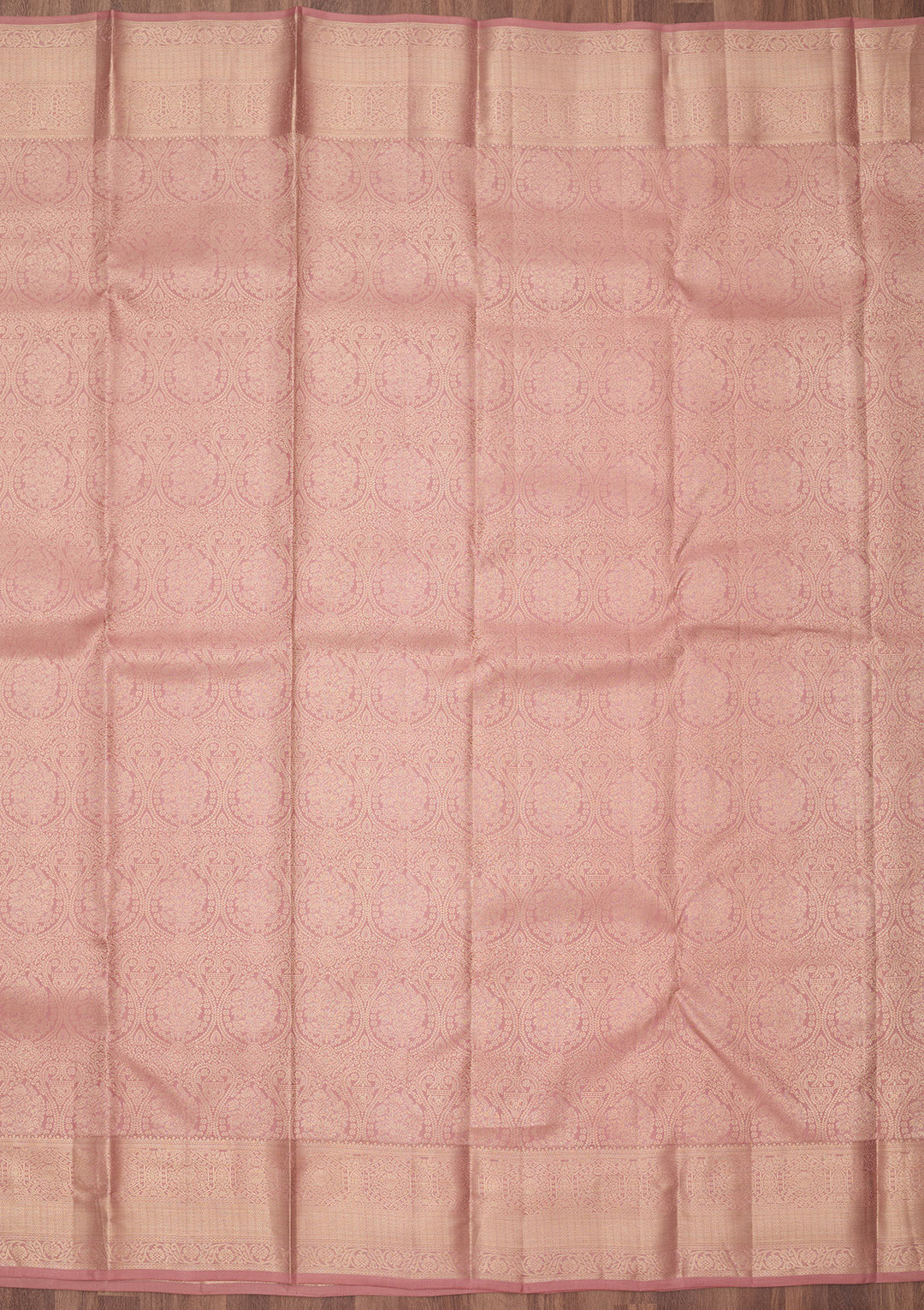 Onion Pink Zariwork (Silver) Silk Silk_Saree