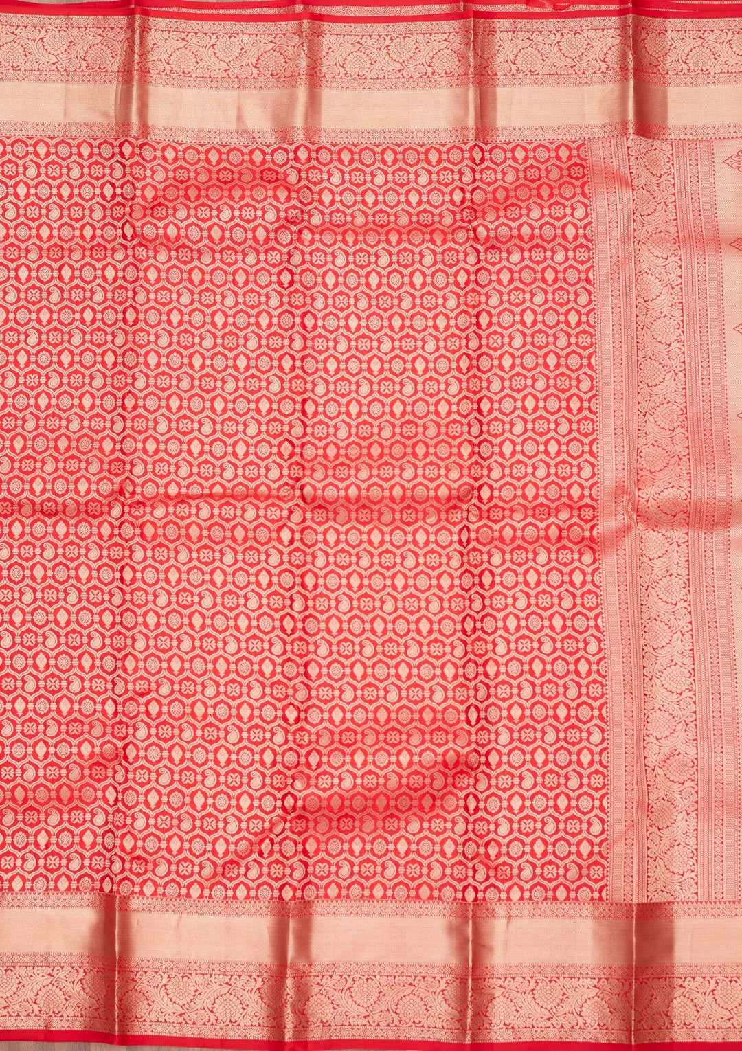 Red Zariwork (Gold) Silk Silk_Saree