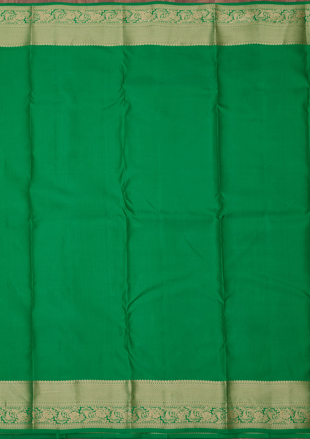 Green Zariwork (Gold) Silk Saree