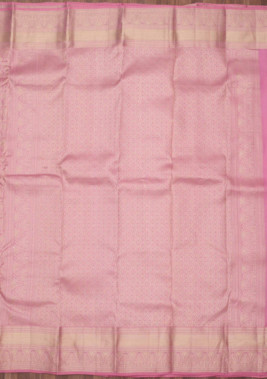 Onion Pink Zariwork (Silver) Silk Silk_Saree