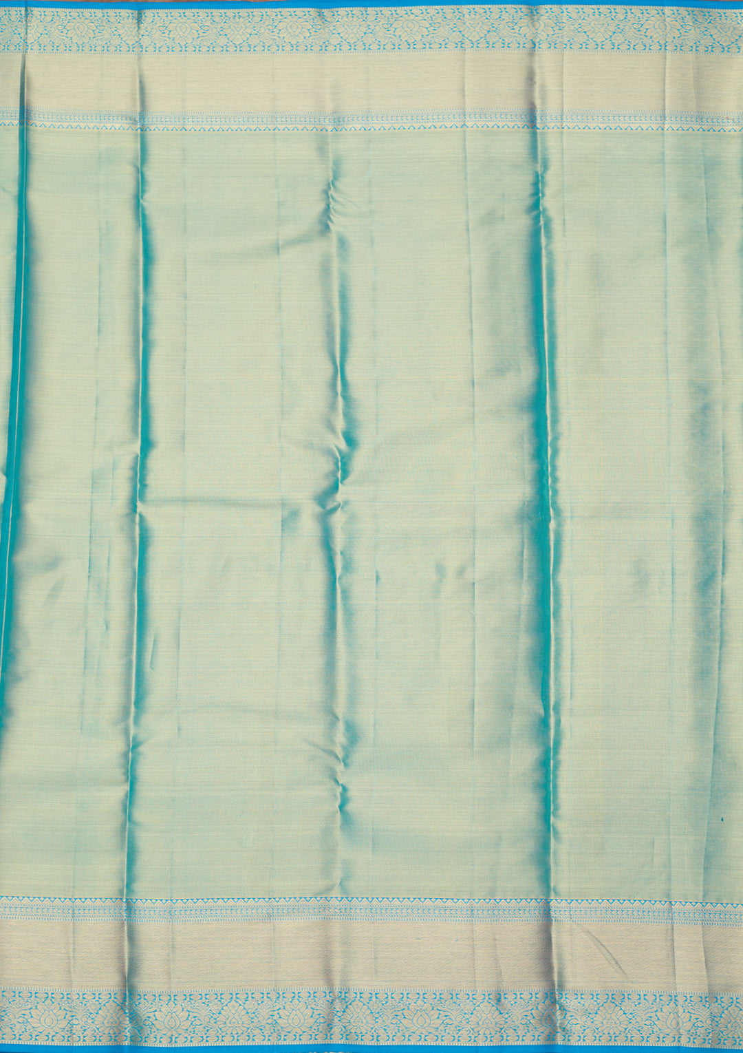 Blue Zariwork (Gold) Silk Silk_Saree