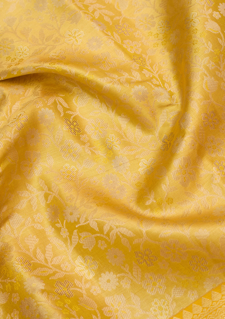 Gold Zariwork (Gold) Silk Silk_Saree