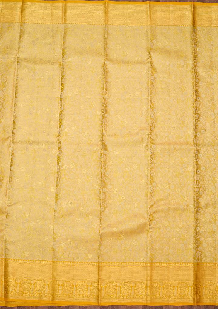 Gold Zariwork (Gold) Silk Silk_Saree