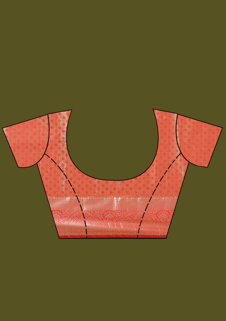 Silver Zariwork (Gold) Silk Silk Saree