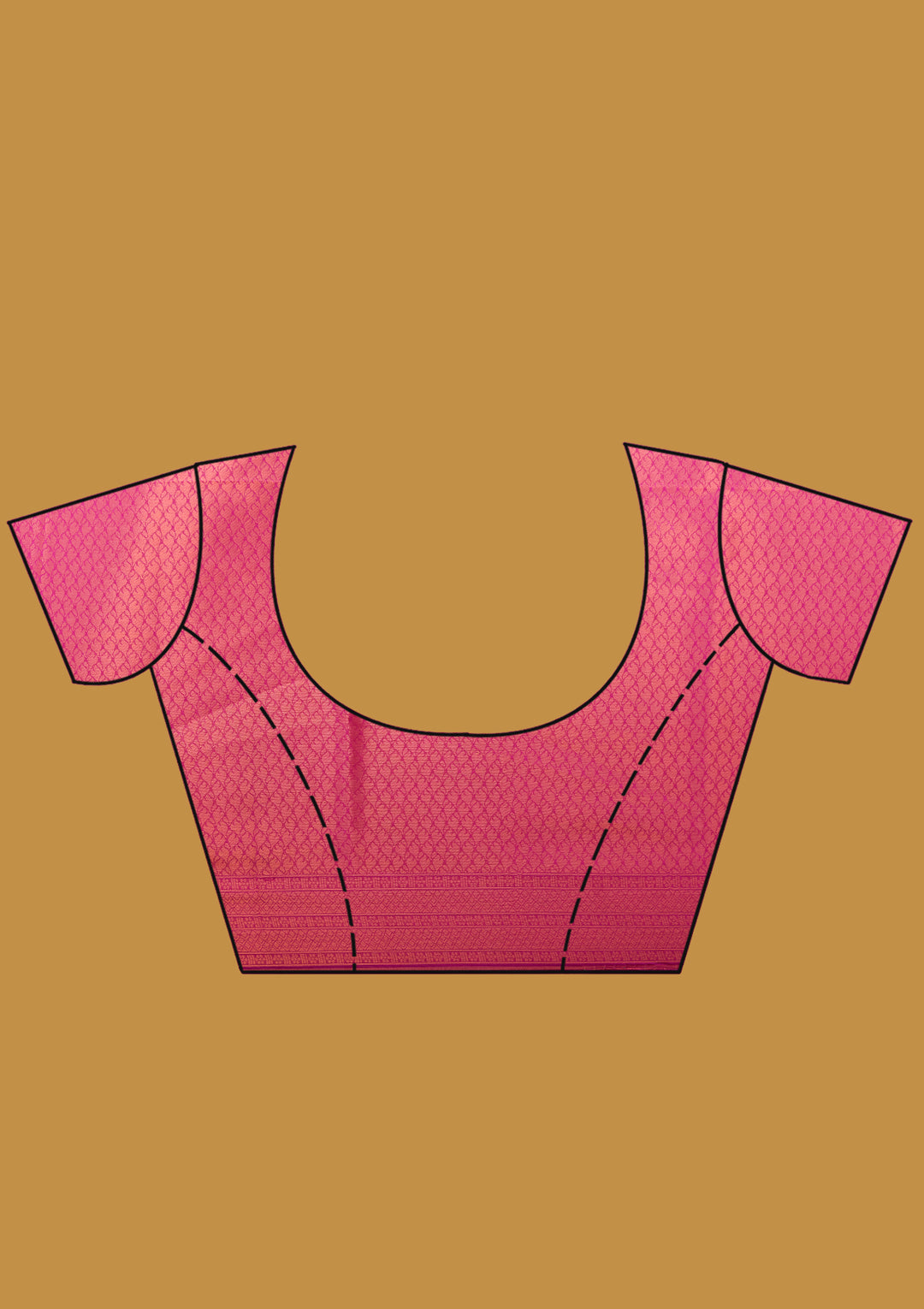 Wine Zariwork (Gold) Silk Silk Saree