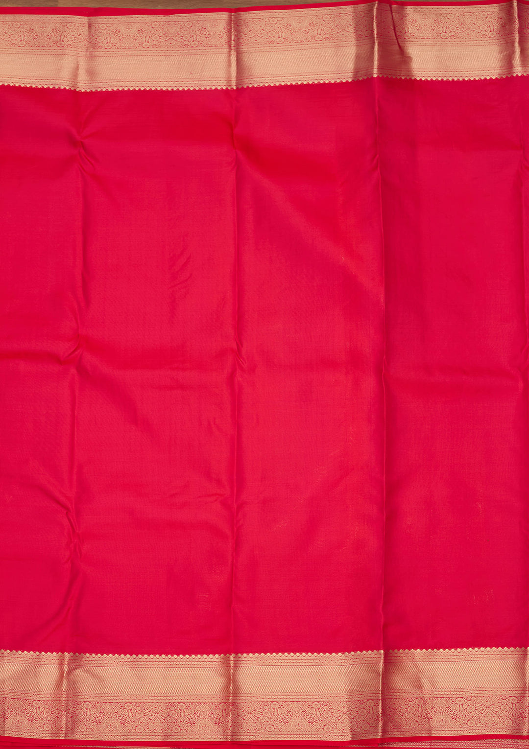 Rani Pink Zariwork (Gold) Silk Saree