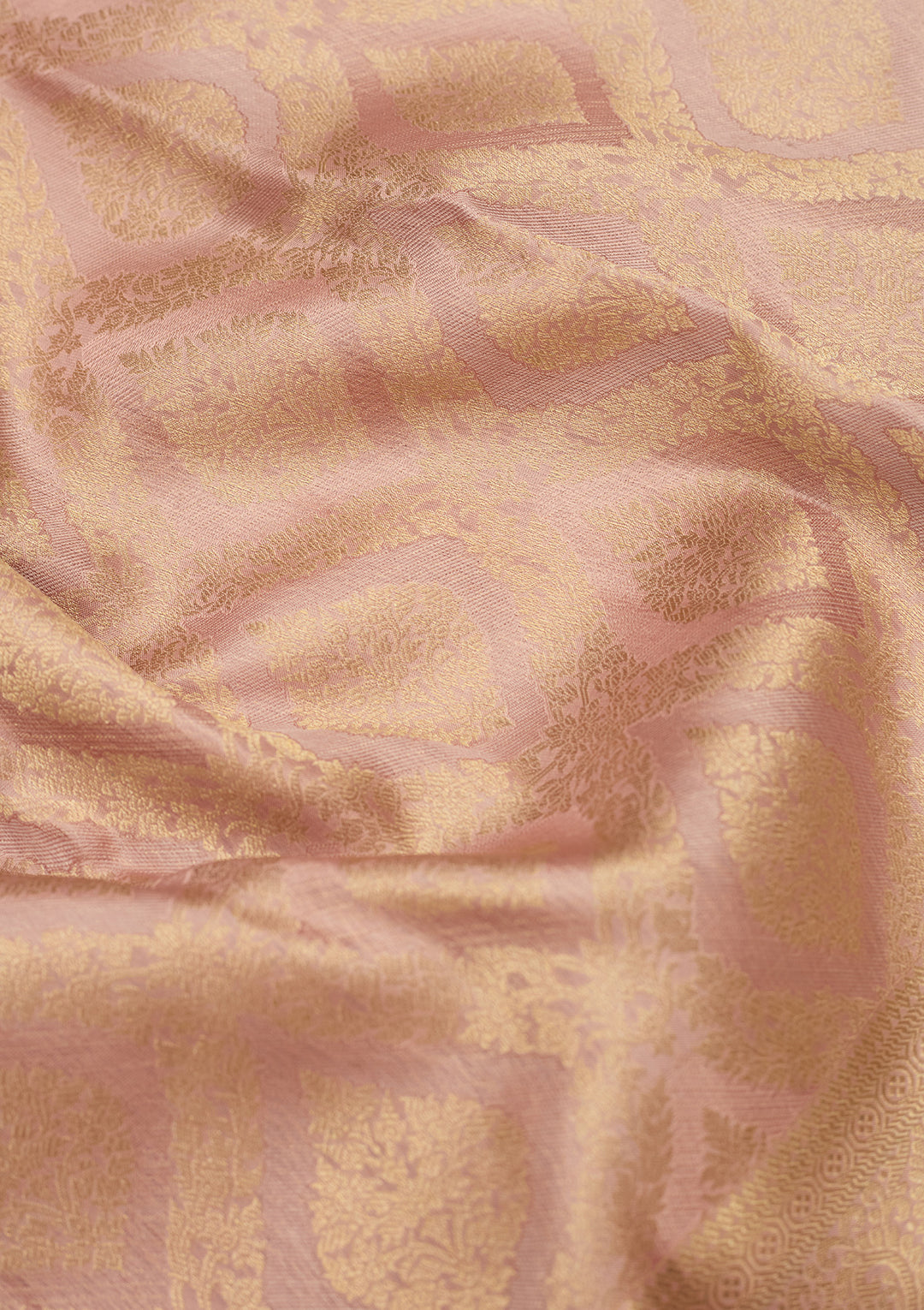 Mauve Zariwork (Gold) Silk Saree