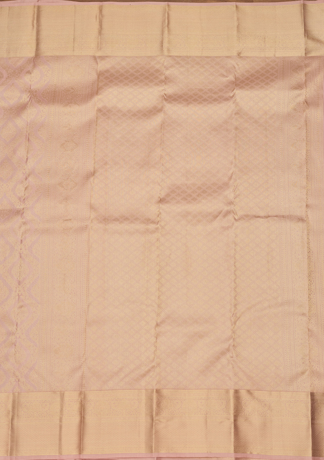 Mauve Zariwork (Gold) Silk Saree