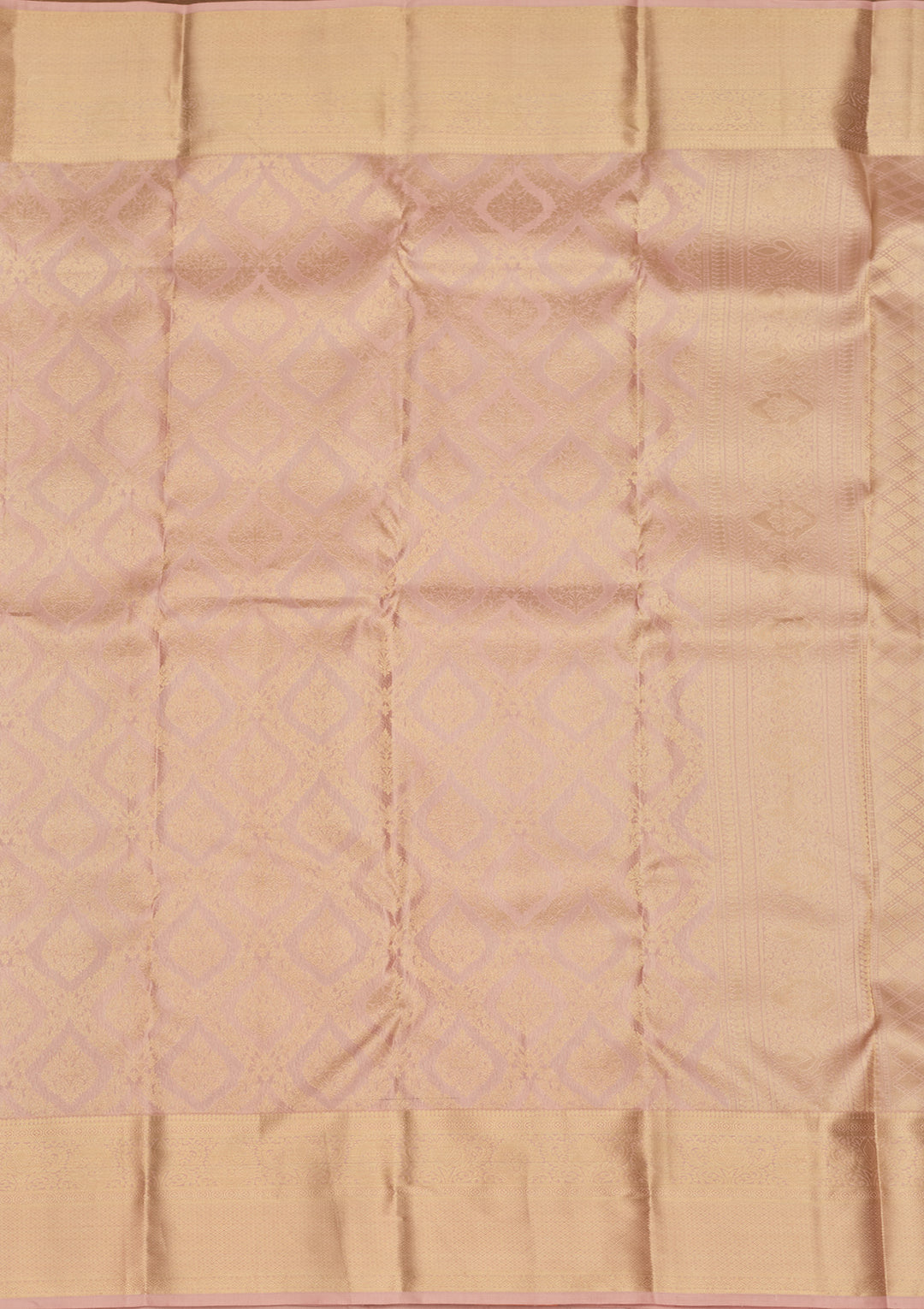 Mauve Zariwork (Gold) Silk Saree