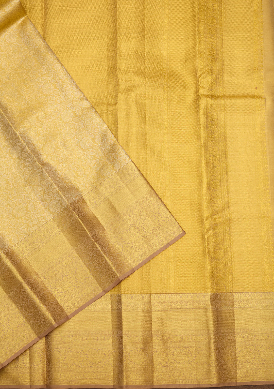 Gold Zariwork (Gold) Silk Silk Saree
