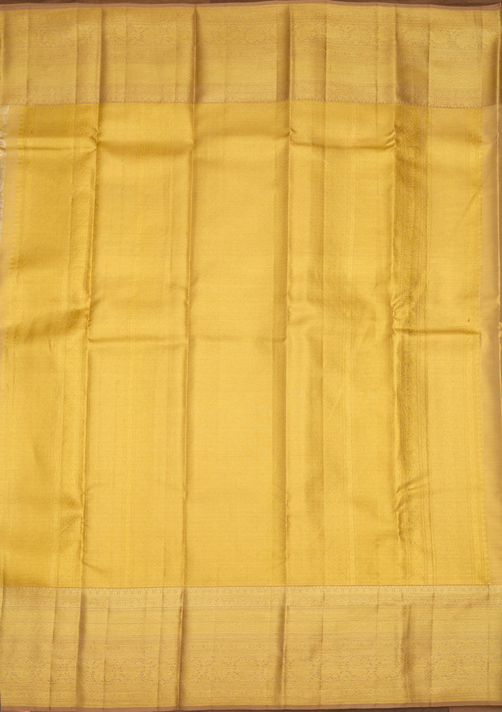 Gold Zariwork (Gold) Silk Silk Saree
