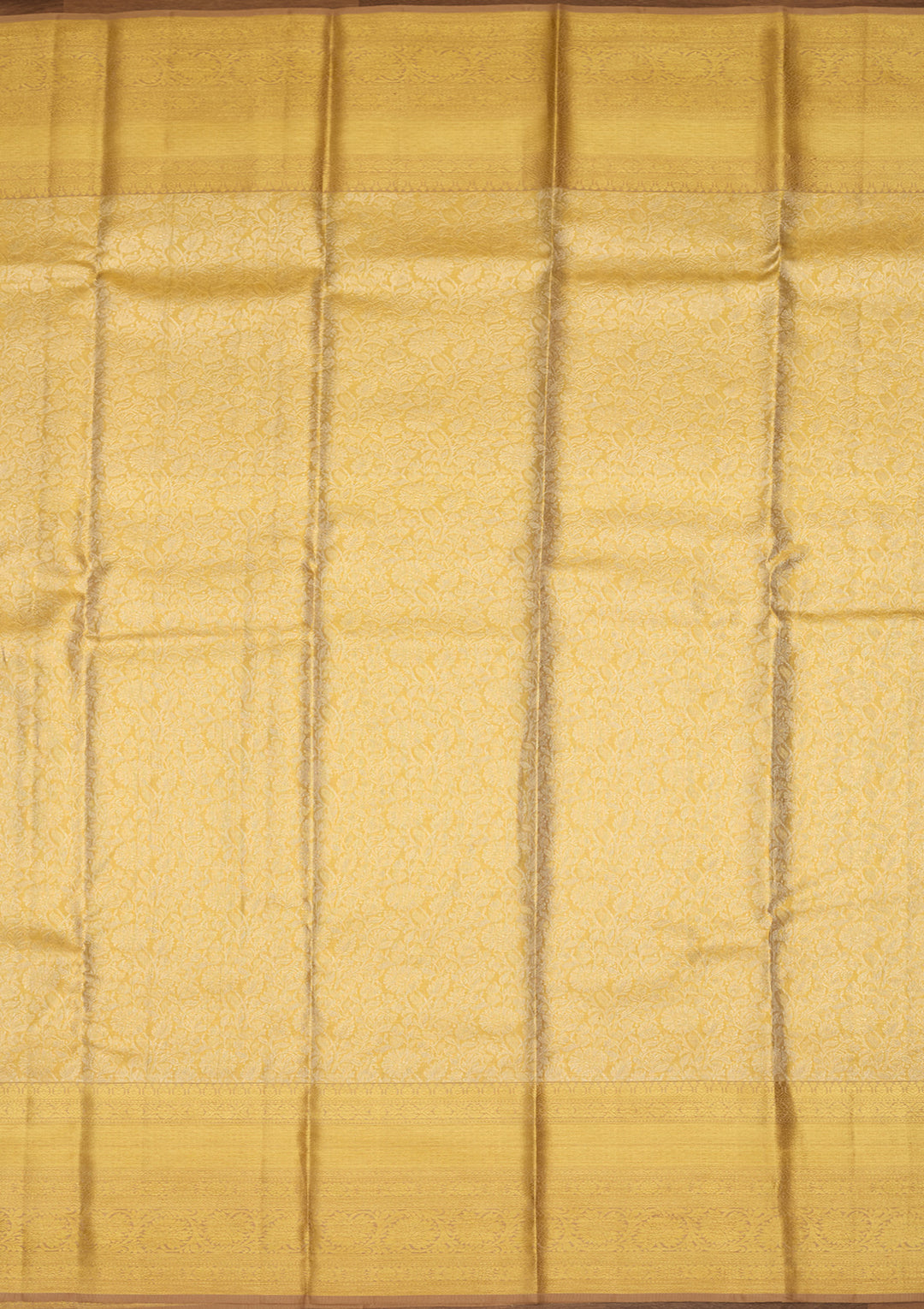 Gold Zariwork (Gold) Silk Silk Saree