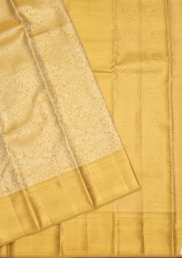Gold Zariwork (Gold) Silk Saree