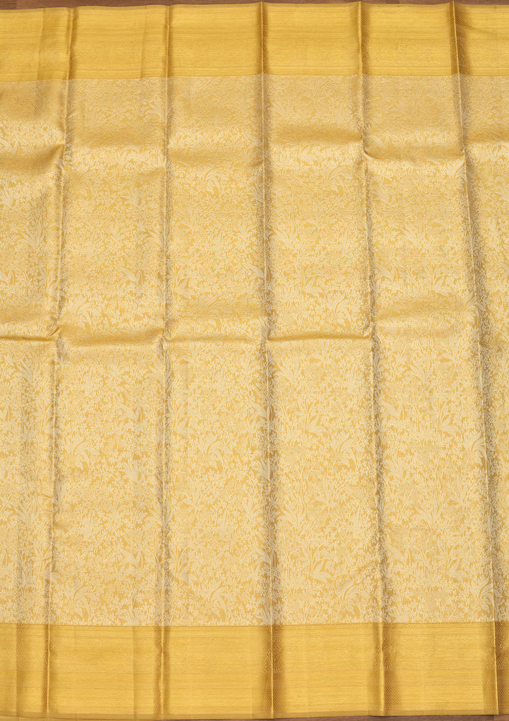 Gold Zariwork (Gold) Silk Saree