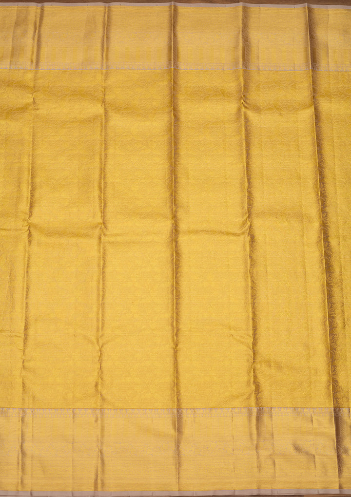 Gold Zariwork (Gold) Silk Silk Saree