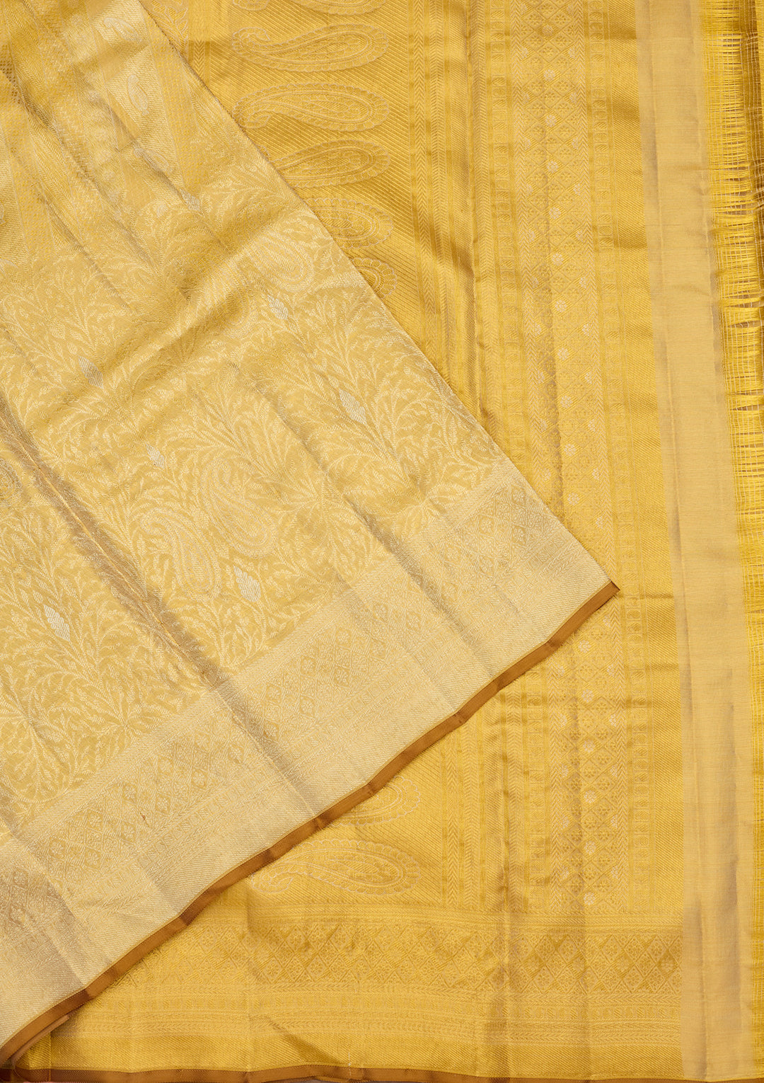 Gold Zariwork (Gold) Silk Silk Saree