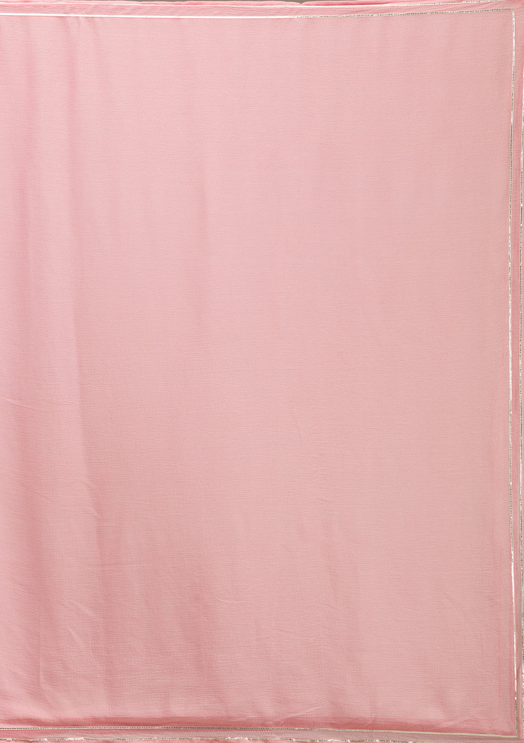 Baby Pink Gotapatti Semi Crepe Readymade Salwar Suit