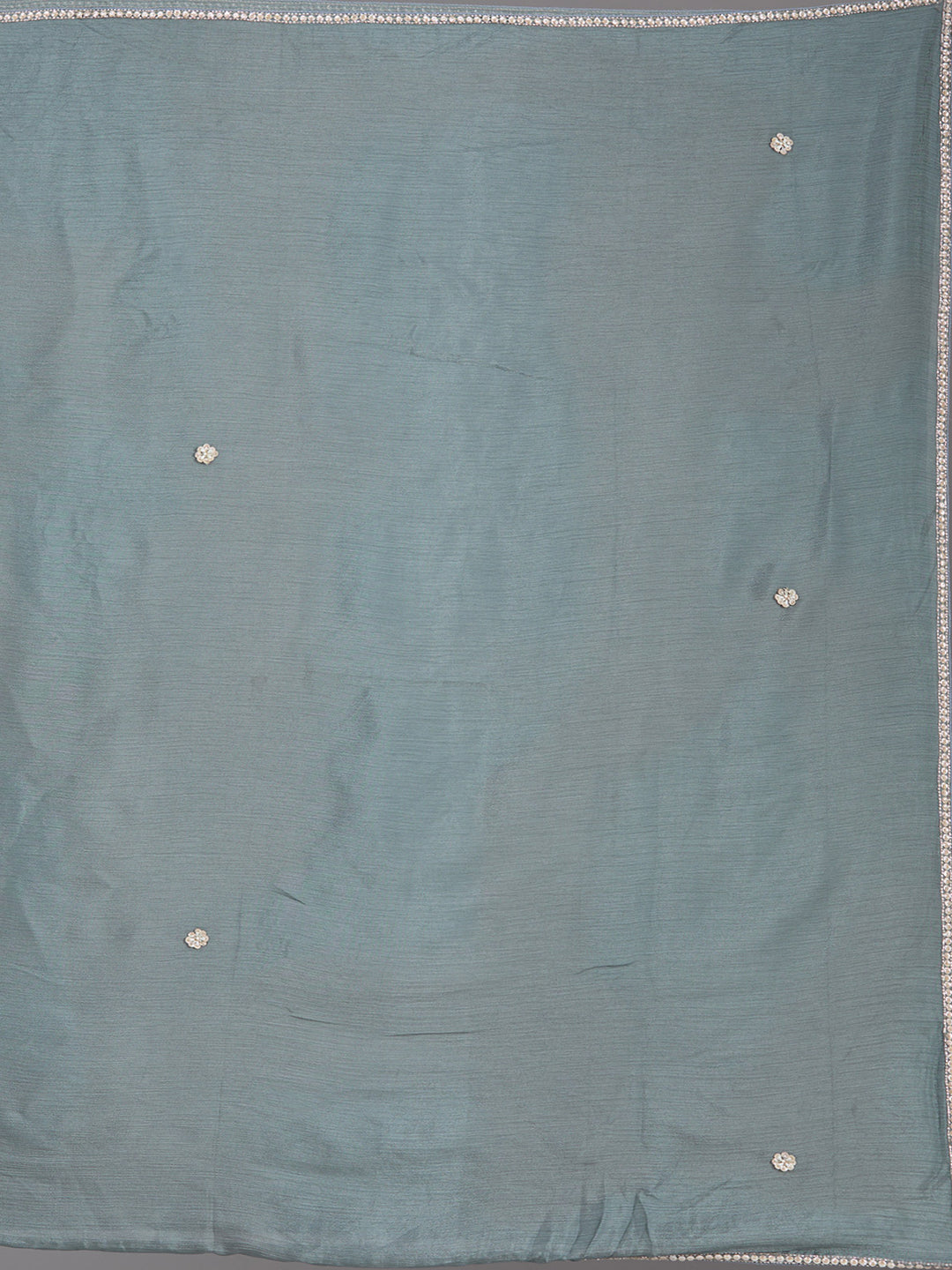 Mehandi Green Cutdana Tissue Readymade Salwar Suit