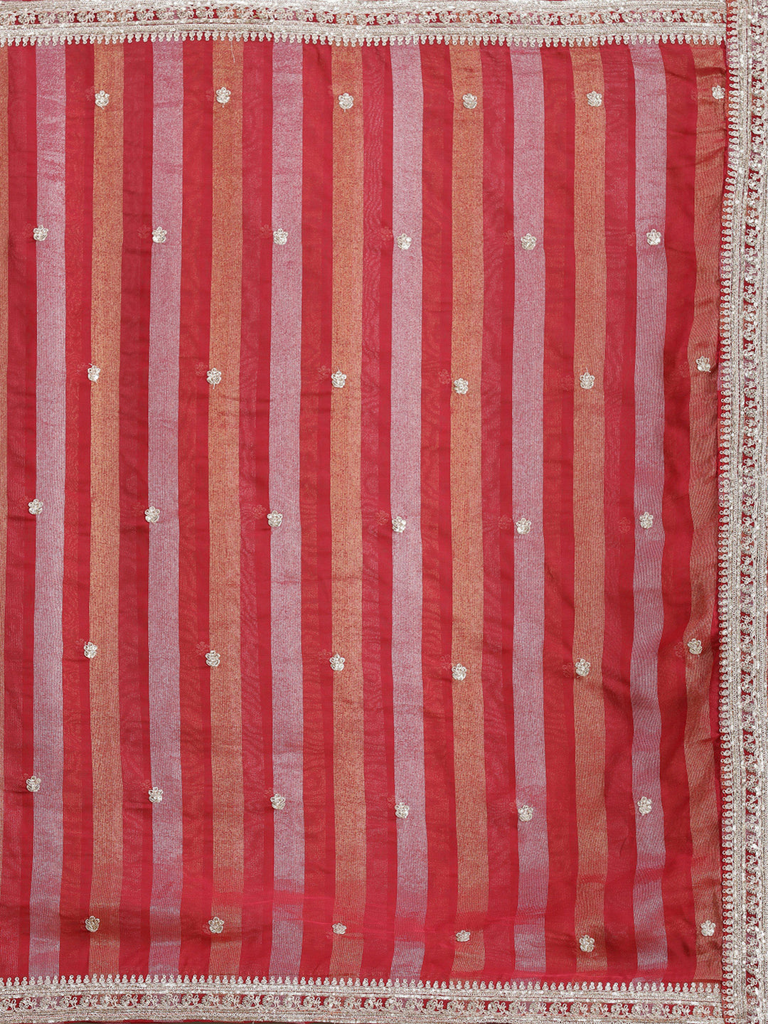 Gold Sequins Soft Raw Silk Readymade Salwar Suit