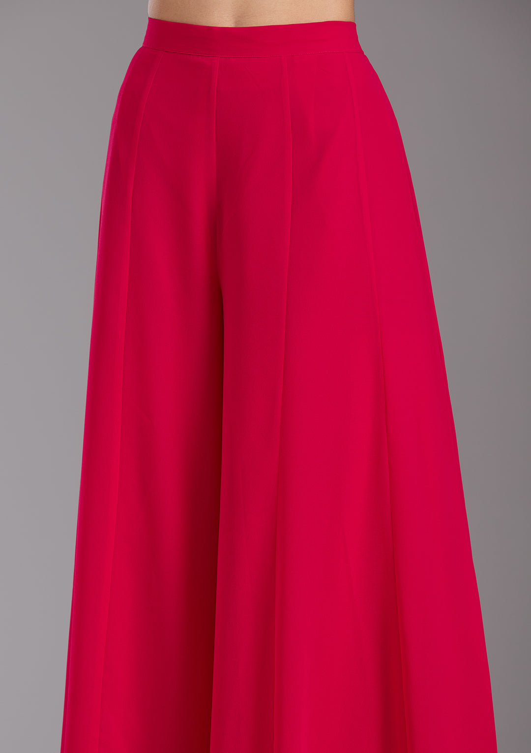 Rani Pink Cutdana Georgette Readymade Salwar Suit