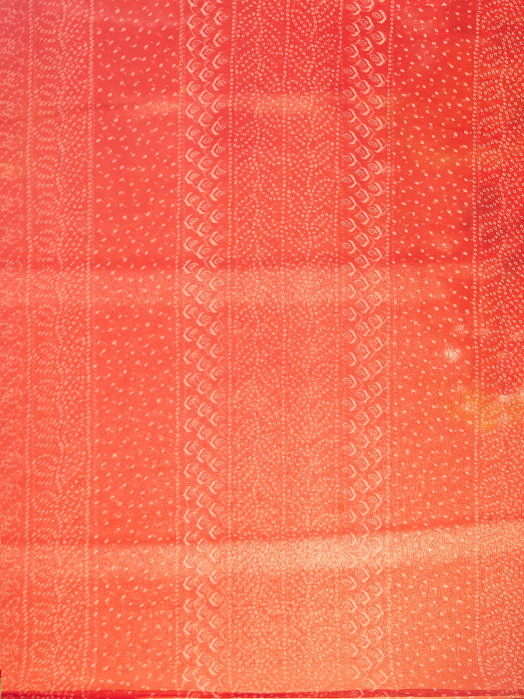 Red Cording Raw Silk Readymade Salwar Suit