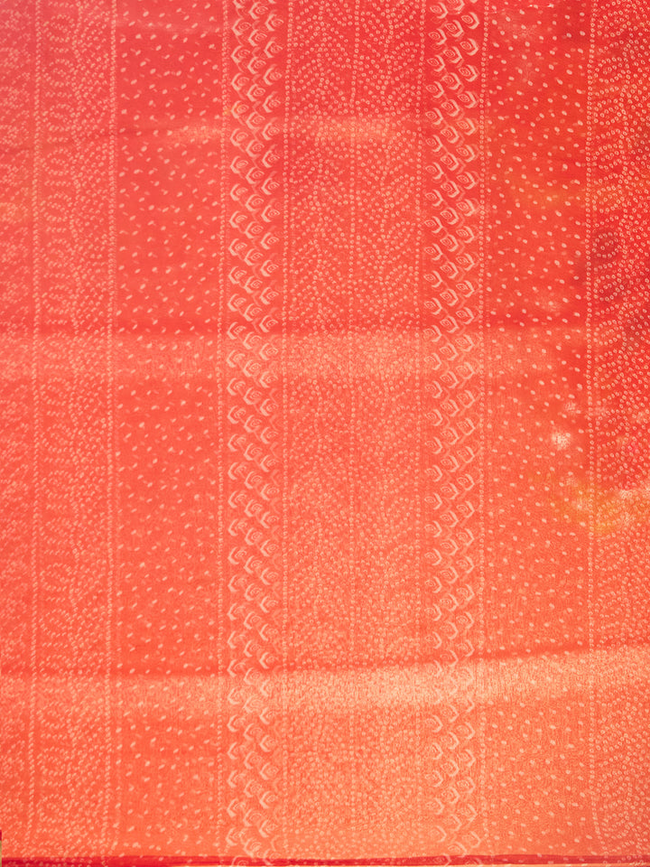 Red Cording Raw Silk Readymade Salwar Suit