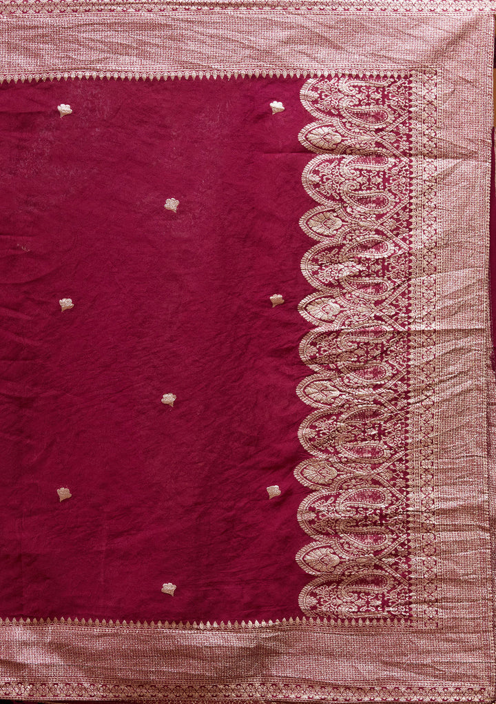 Cream Zariwork (Gold) Soft Raw Silk Readymade Salwar Suit