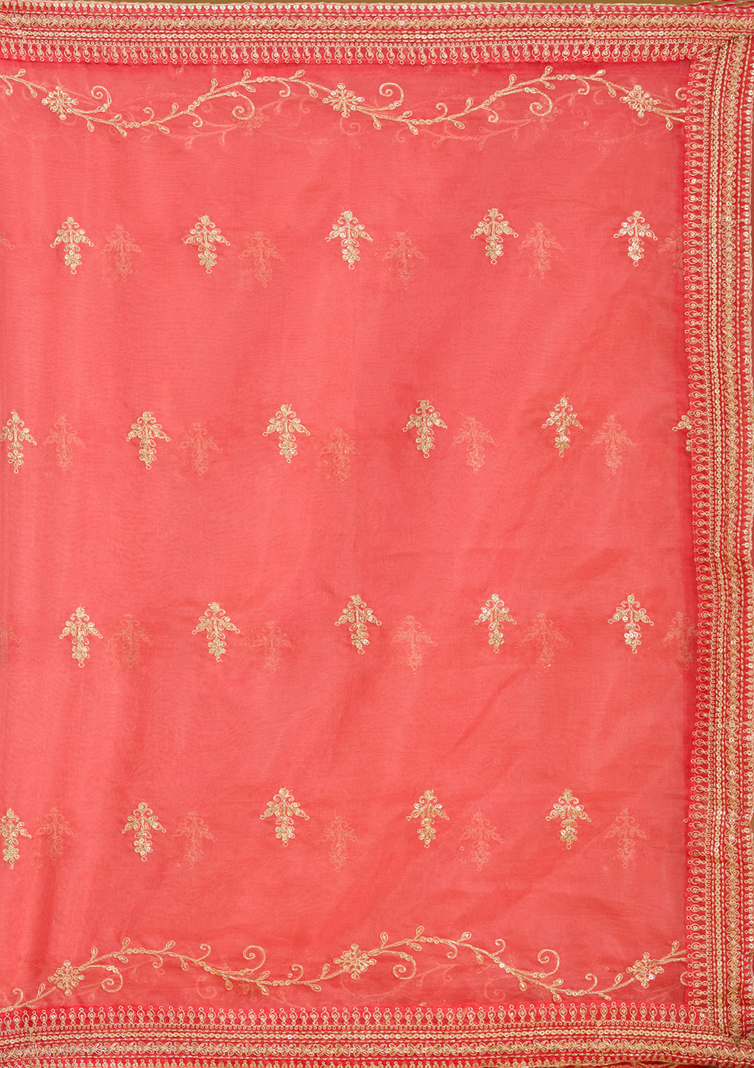 Sea Green Zariwork (Gold) Soft Raw Silk Readymade Salwar Suit