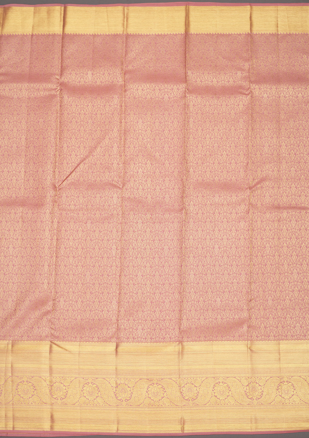 Baby Pink Zariwork Pure Silk Saree