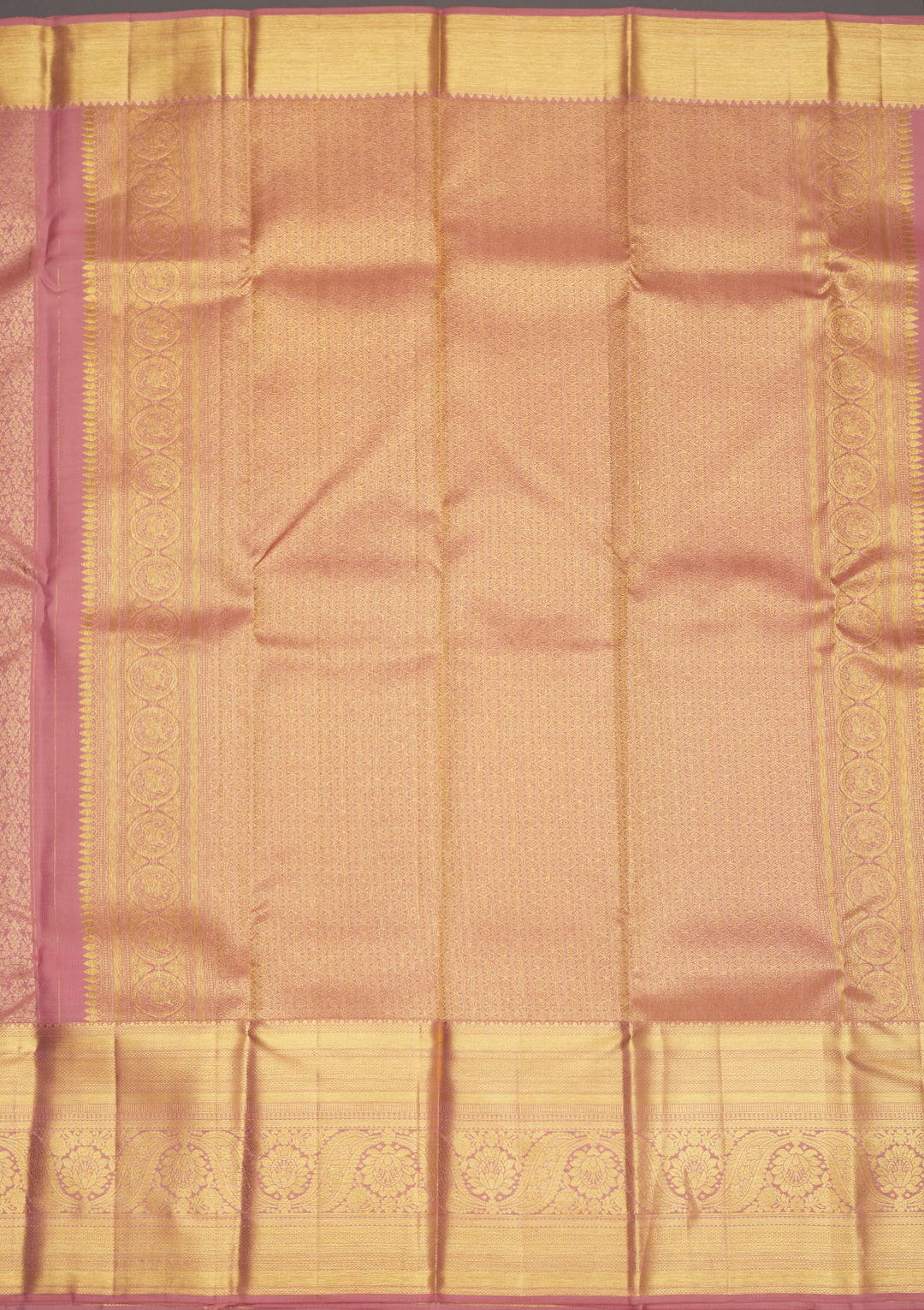 Baby Pink Zariwork Pure Silk Saree