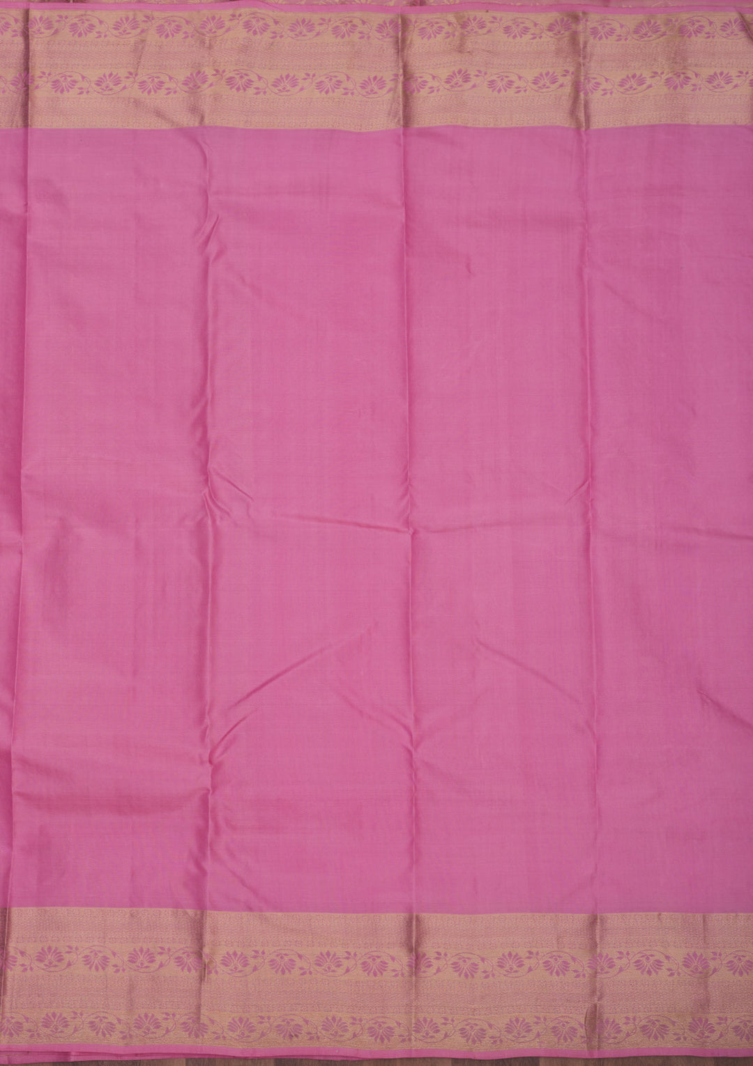 Baby Pink Zariwork Pure Silk Saree