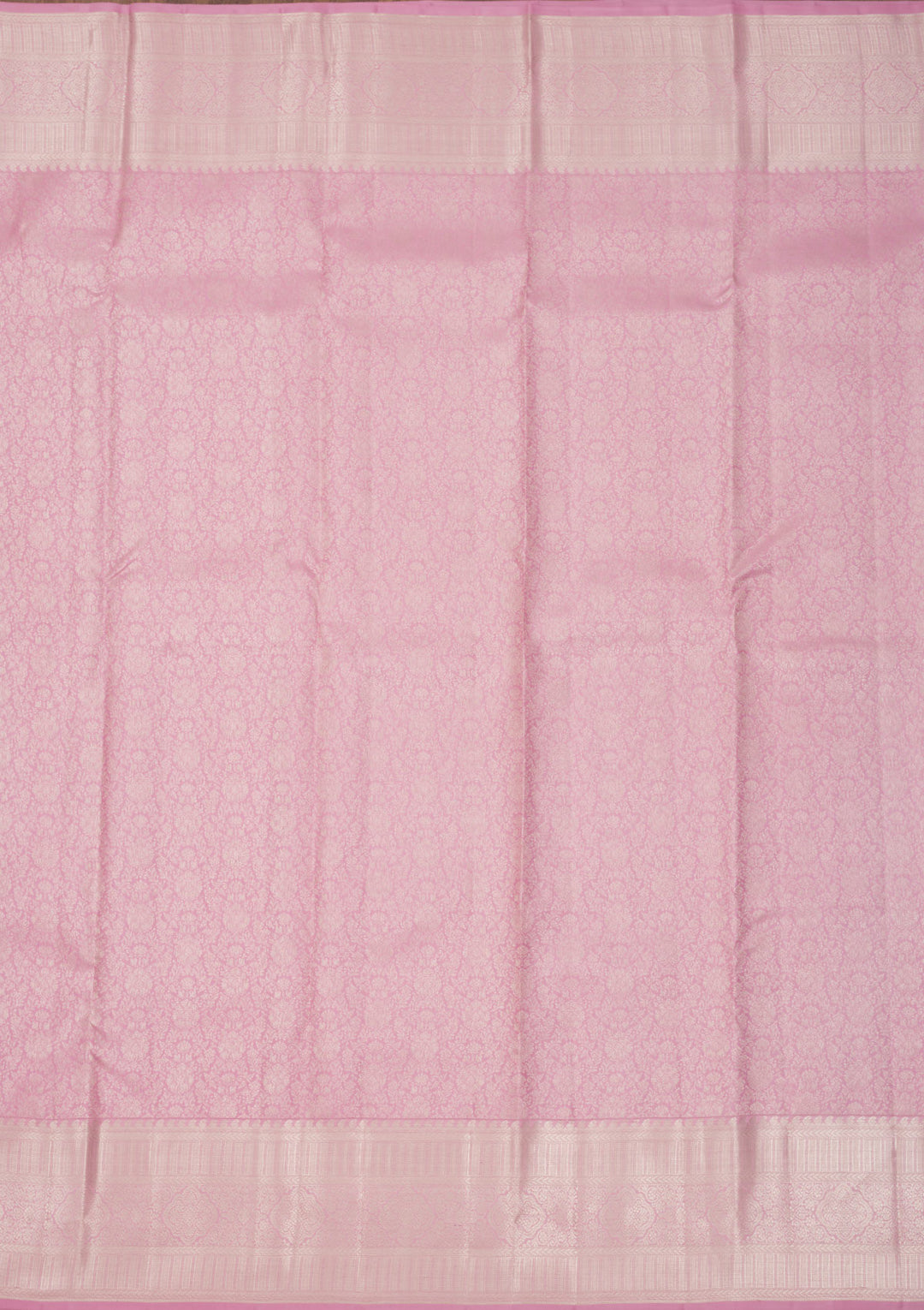 Baby Pink Zariwork Pure Silk Saree