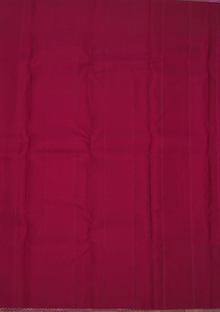 Baby Pink Zariwork Pure Silk Saree