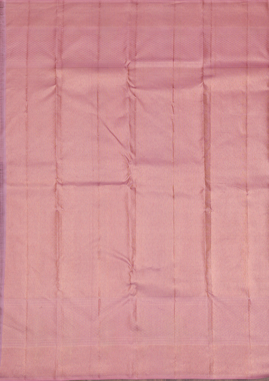 Baby Pink Copper Zariwork Pure Silk Saree